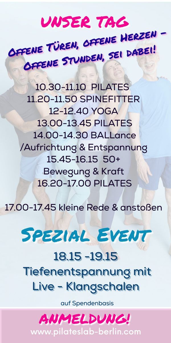 Tag der offenen Tür im pilateslab-berlin